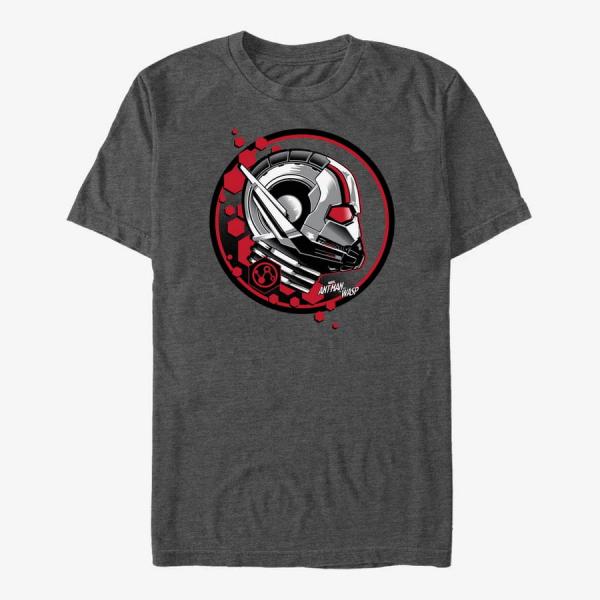 Tričko Merch Marvel Ant-Man & The Wasp: Movie - Ant Stamp Unisex T-Shirt Dark Heather Grey XL