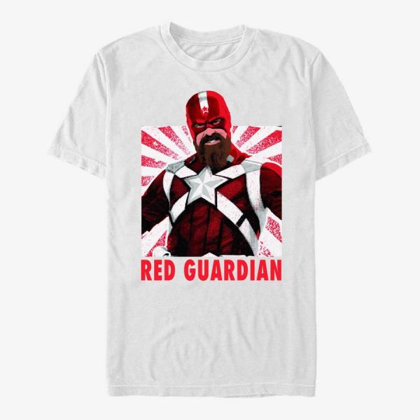 Tričko Merch Marvel Black Widow: Movie - Super Soldier Gradient Unisex T-Shirt White S