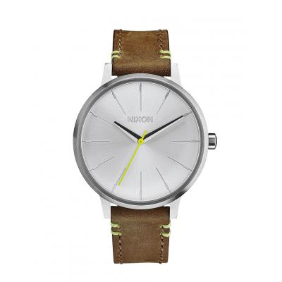 Nixon Kensington Leather Brown Lime