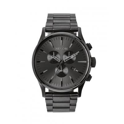 Hodinky Nixon Sentry Chrono all gunmetal