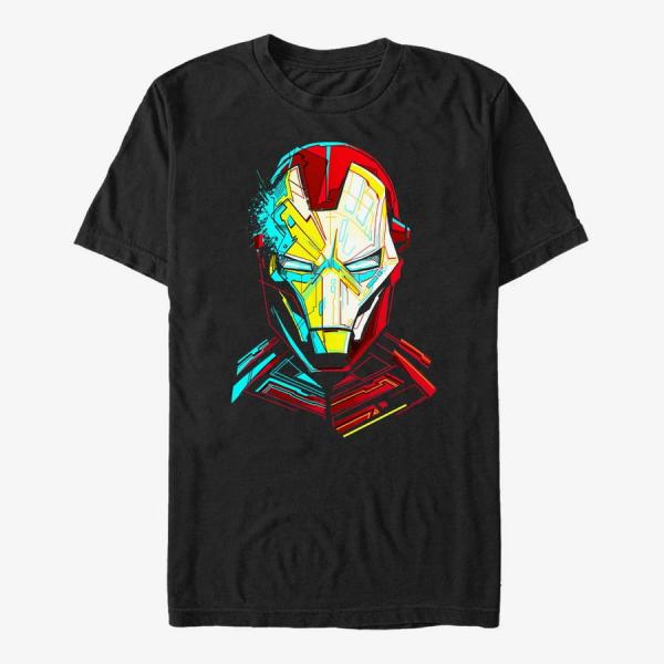 Tričko Merch Marvel Avengers Classic - PIECED Unisex T-Shirt Black S