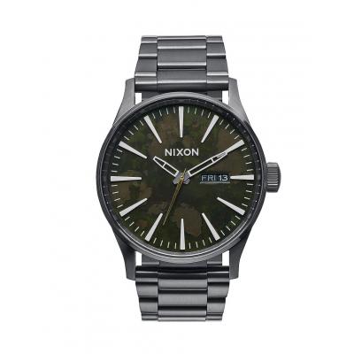 Hodinky Nixon Sentry SS Gunmetal Green Oxyde