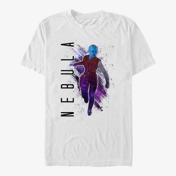 Queens Marvel Avengers: Endgame - Nebula Painted Unisex T-Shirt White