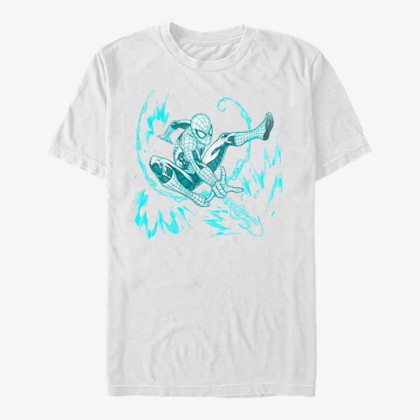 Queens Marvel Spider-Man Classic - Web Shots Unisex T-Shirt White