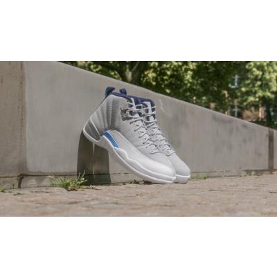 Air Jordan 12 Retro Wolf Grey/ University Blue-White-Midnight