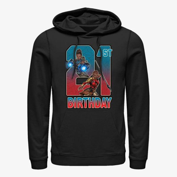 Queens Marvel Avengers Classic - Shuri Okoye 21th Bday Unisex Hoodie Black