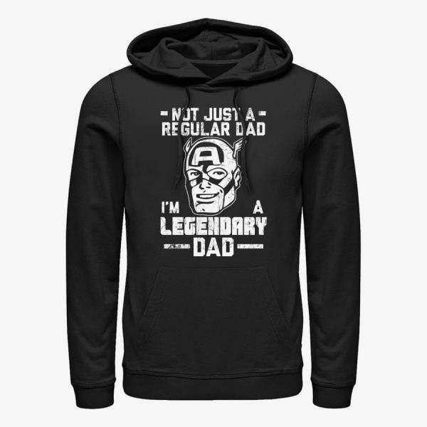 Queens Marvel Avengers Classic - Legendary Dad Man Unisex Hoodie Black