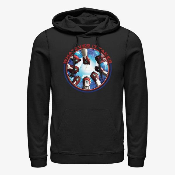 Mikina Merch Marvel Avengers: Endgame - Avengers Hands Unisex Hoodie Black L