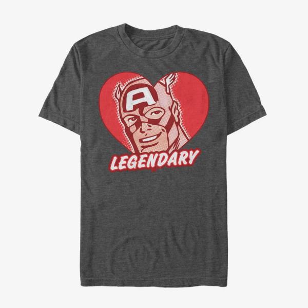 Tričko Merch Marvel Avengers Classic - Legends Unisex T-Shirt Dark Heather Grey L