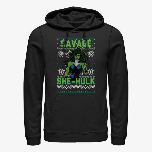 Mikina Merch Marvel Other - She Hulk Sweater Unisex Hoodie Black L