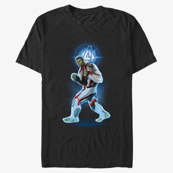 Tričko Merch Marvel Avengers: Endgame - Avenger Hulk Unisex T-Shirt Black XXL