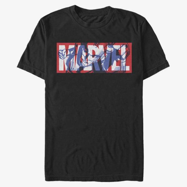 Queens Marvel Avengers Classic - Cap Marvel Unisex T-Shirt Black