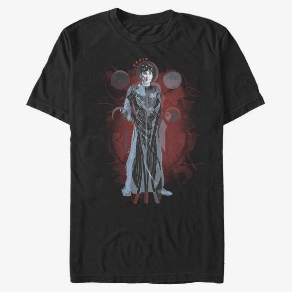 Queens Marvel The Eternals - Druig Orange Unisex T-Shirt Black