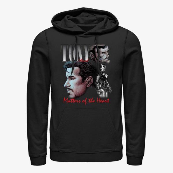 Mikina Merch Marvel - Iron Man Homage Unisex Hoodie Black M
