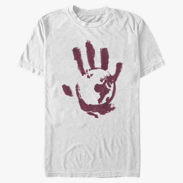 Tričko Merch Marvel The Falcon and the Winter Soldier - BLOODY HAND Unisex T-Shirt White M