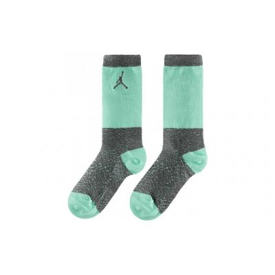 Jordan Elephant Crew Socks Dark Grey/ Hyper Turquoise