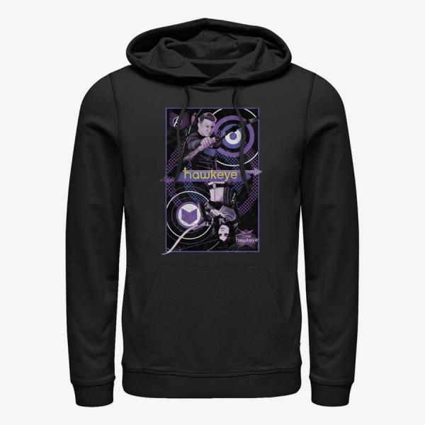 Mikina Merch Marvel Hawkeye - King of Arrows Unisex Hoodie Black M