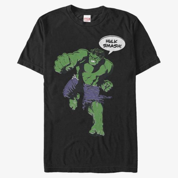 Tričko Merch Marvel Avengers Classic - Vintage Smash Unisex T-Shirt Black XL