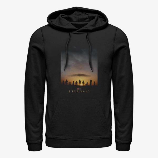 Mikina Merch Marvel: Eternals - Eternals Poster Unisex Hoodie Black S