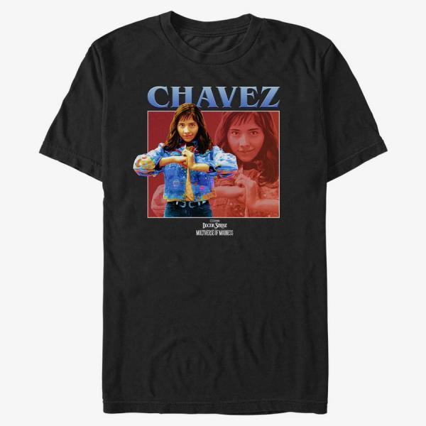 Tričko Merch Marvel Doctor Strange 2 - Chavez Square Unisex T-Shirt Black M