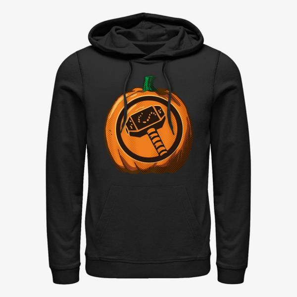 Queens Marvel Avengers Classic - Thor Pumpkin Unisex Hoodie Black