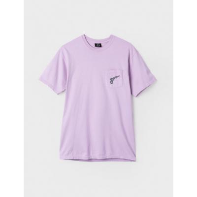 Stüssy Sorcerer Pocket Tee Light Purple