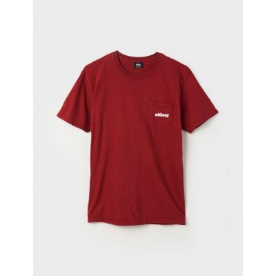 Stüssy Shift Pocket Tee Dark Red