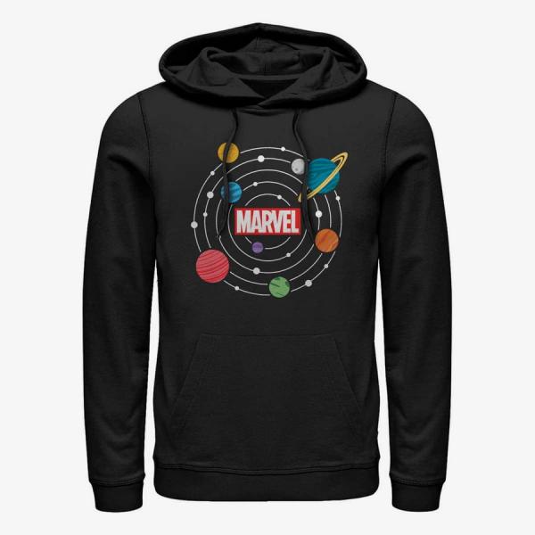 Queens Marvel Other - SOLAR SYSTEM Unisex Hoodie Black