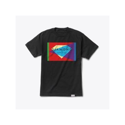 Diamond Geometric Tee Black
