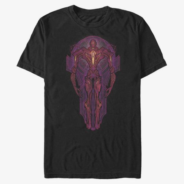 Tričko Merch Marvel The Eternals - Stained Glass Unisex T-Shirt Black XXXL