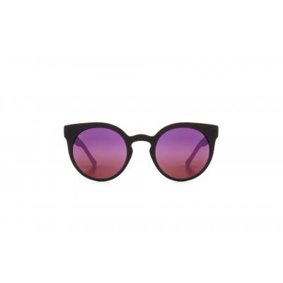 Komono Lulu Mirror Black Rubber Purple Mirror