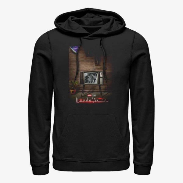 Queens Marvel WandaVision - WV Poster 50s Unisex Hoodie Black