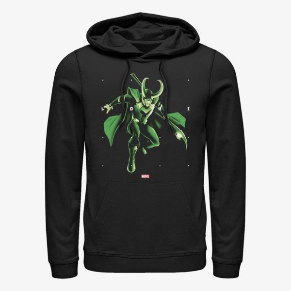 Queens Marvel - Loki Shapes Unisex Hoodie Black