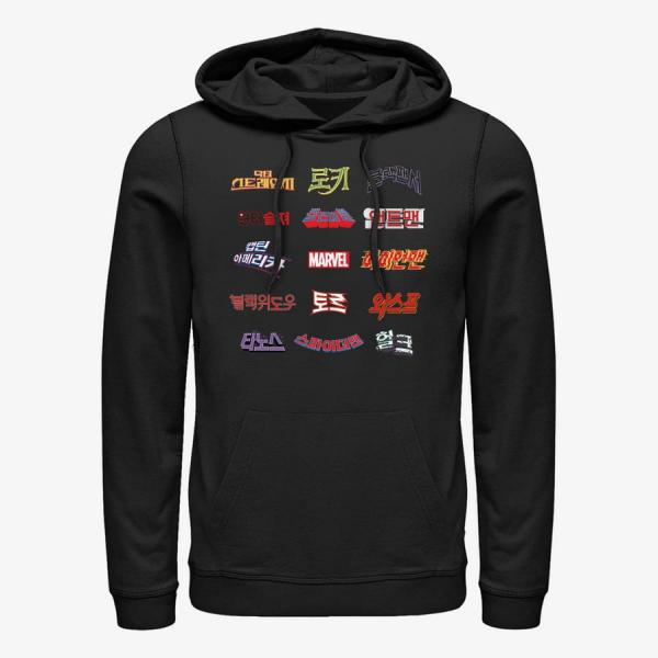 Queens Marvel - Korean Logo Unisex Hoodie Black