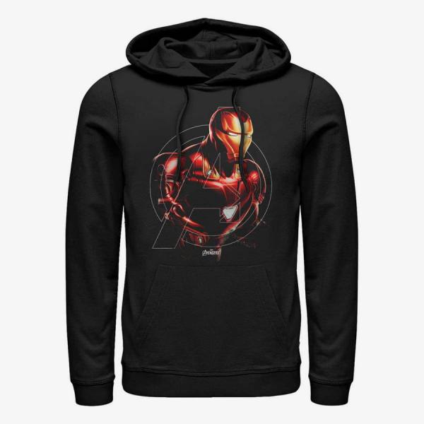 Mikina Merch Marvel - Iron Hero Unisex Hoodie Black S