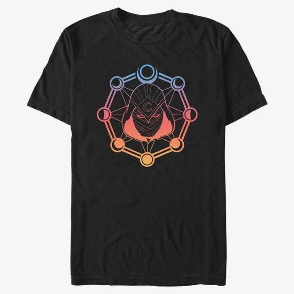 Queens Marvel Moon Knight - MOON KNIGHT PHASES Unisex T-Shirt Black
