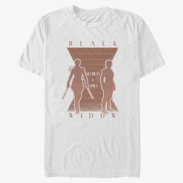 Queens Marvel Black Widow - Spy Secrets Unisex T-Shirt White