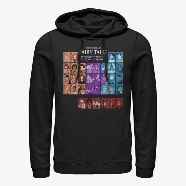 Mikina Merch Marvel Disney Princesses - Princess Table Unisex Hoodie Black S