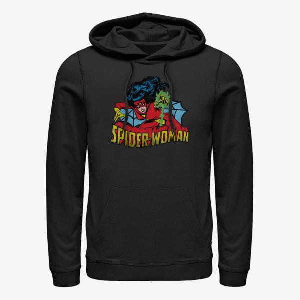 Mikina Merch Marvel - Spider Web Unisex Hoodie Black M