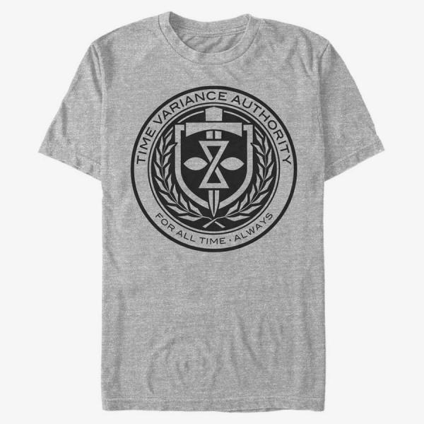 Tričko Merch Marvel Loki - TVA FRONT CHEST Unisex T-Shirt Heather Grey M
