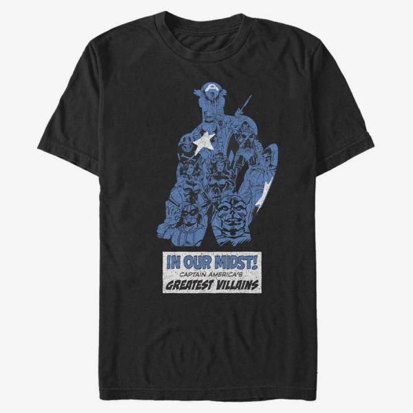 Tričko Merch Marvel Avengers Classic - Inner Villains Unisex T-Shirt Black L