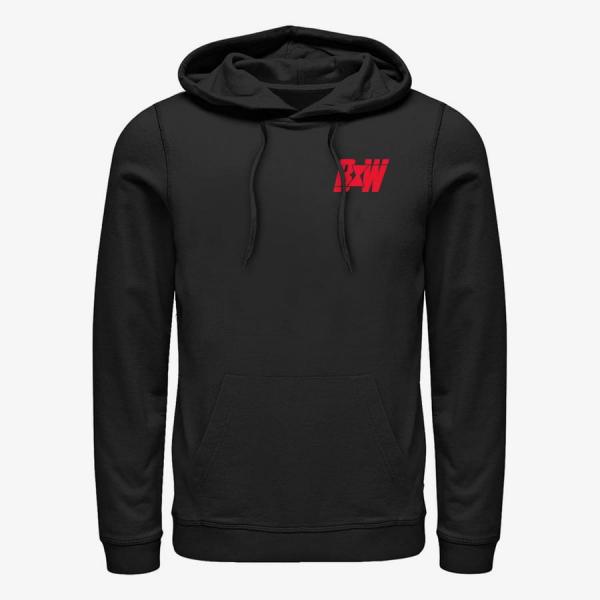 Mikina Merch Marvel Black Widow: Movie - BW LOGO CHEST HIT Unisex Hoodie Black XXL