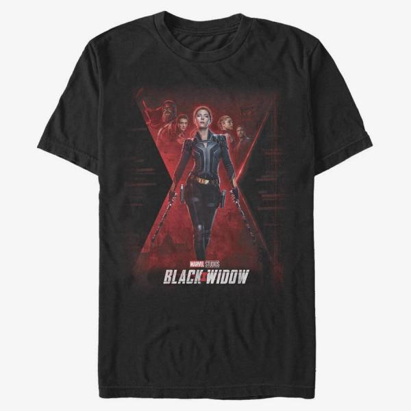 Tričko Merch Marvel Black Widow - Official Poster Unisex T-Shirt Black XXL