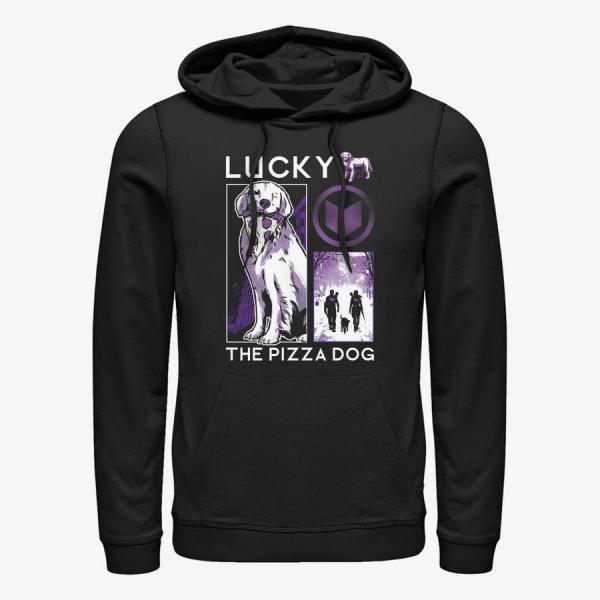 Mikina Merch Marvel Hawkeye - Lucky Layout Unisex Hoodie Black L