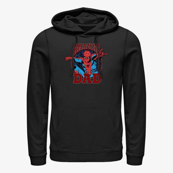Queens Marvel Spider-Man Classic - Amazing Dad Unisex Hoodie Black