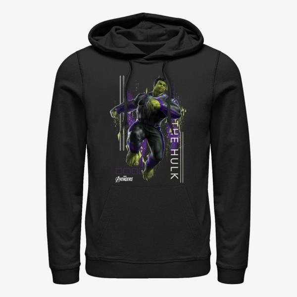 Queens Marvel Avengers: Endgame - Hulk Motion Unisex Hoodie Black