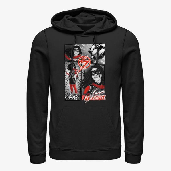 Queens Ms. Marvel - Ms Marvel Panel Unisex Hoodie Black