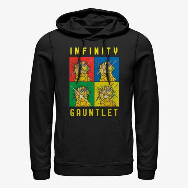 Queens Marvel Avengers Classic - Warhol Gauntlet Unisex Hoodie Black