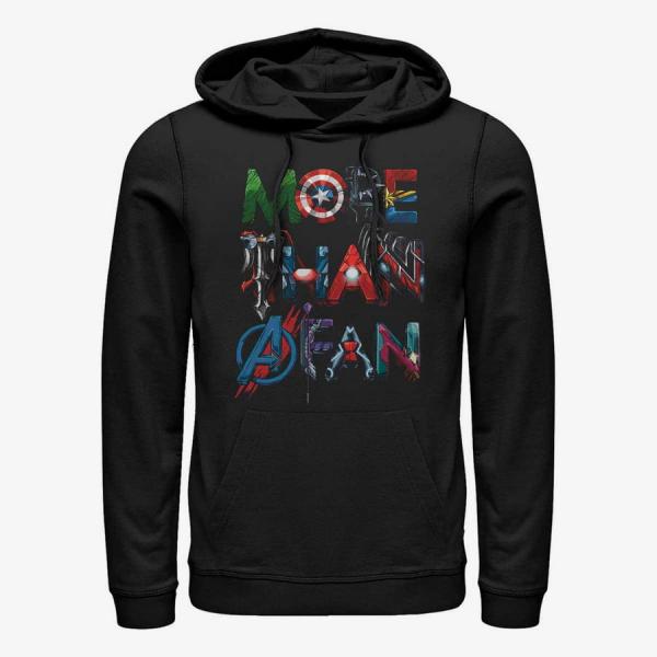 Mikina Merch Marvel Avengers Classic - Fan Avenge Reunite Unisex Hoodie Black XL