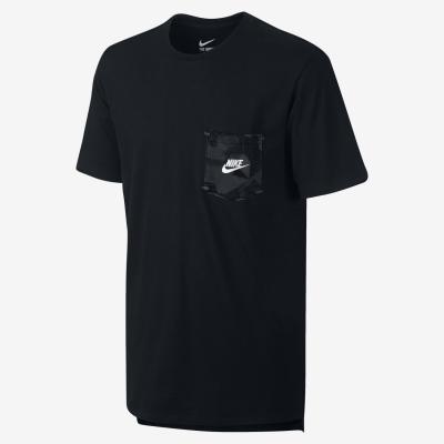 Nike Teedrop Hem Pocket Tee Black